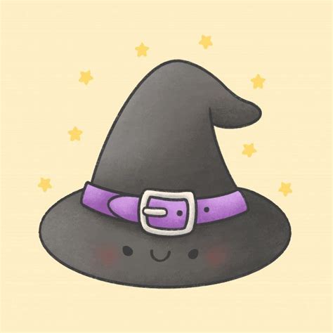 Kawaii witch hat